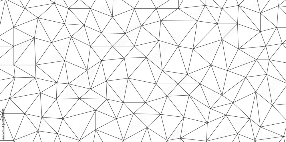 Poster Abstract low poly geometric triangle grid background. Mockup isolated on white background. Retro of geometric shapes. Stock vector technology graphic web design wallpaper template, vector illustration