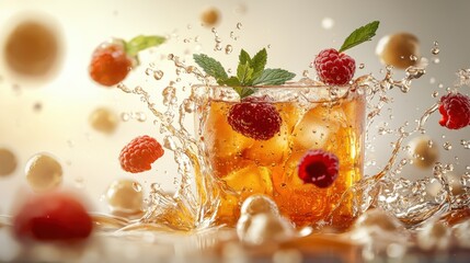 Refreshing raspberry drink delivers a splash of flavor and fun for any occasion