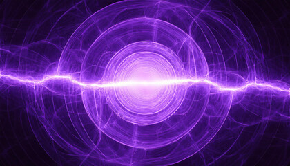 Fototapeta premium purple lighting energy flash background