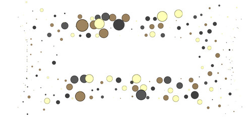 Joyful Deluge: Brilliant 3D Illustration Showcasing an Overflow of gold Confetti