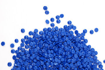 Blue Plastic Pellets for Industrial Applications