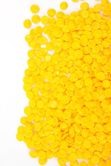 Yellow Plastic Pellets for Industrial Use