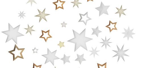 A digital illustration of stars in a starry night