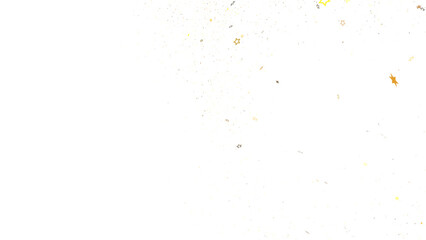 Sparkling Golden Glitter on a Black Background