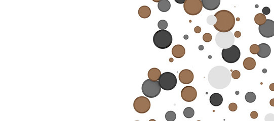 Shower of Elegance: Breathtaking 3D Illustration of Luxurious gold Confetti