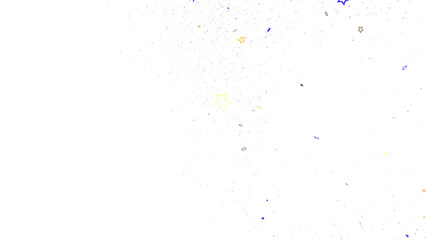 Abstract Space Background with Stars and Colorful Dust