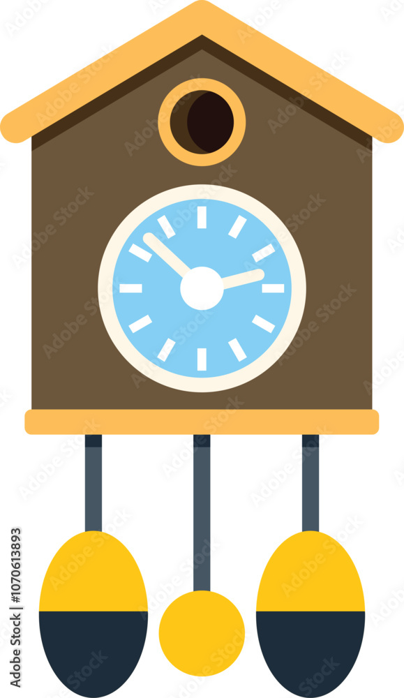 Poster this cuckoo clock is telling us that it's time to get to work.