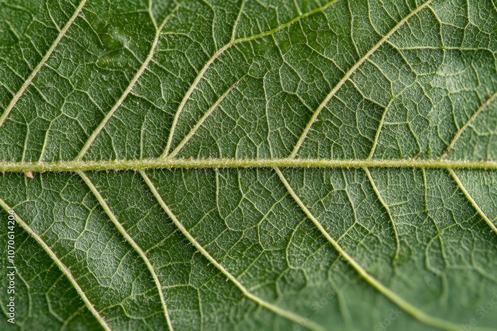 Poster A leaf vein abstract natural pattern background with a diagonal stem line. An environmental concept for green eco and earth conservation.