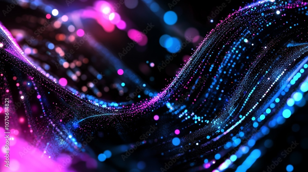 Fototapete A modern, digital abstract 3D background that can be used for explaining network abilities, technological processes, digital storage, science and education, among others. Based on stock images.