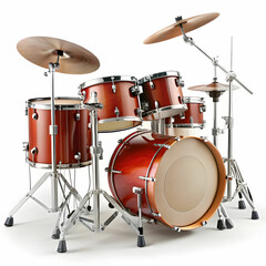 Obraz premium drums in white background