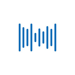 Equalizer icon black and white vector sign