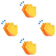 set of hands clapping 