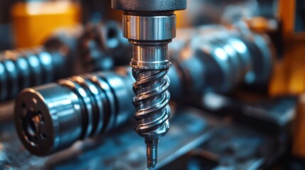 Inspecting Industrial Drill Bits in Soft Midday Light