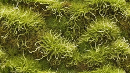 green moss on a reef