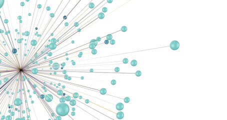 Abstract network of physical devices on the Internet using a network connection