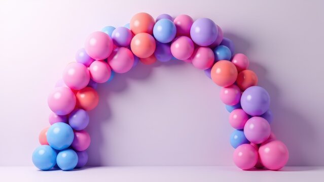 Various balloon mockups designed to show off creative graphics or logos on round, floating balloons in various settings and angles.