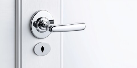 Explore the elegant design of a modern door handle and its functional significance in contemporary interiors