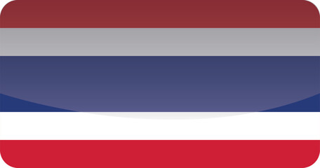 National flag of Thailand.Vector illustration