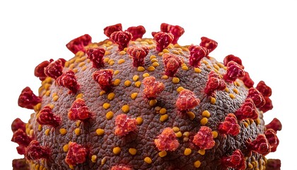 Beautiful orange gerbera daisies bloom in a colorful floral pattern