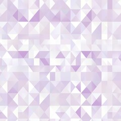 Fototapeta premium Seamless Light Purple and White Triangles Pattern, Abstract Geometric Background