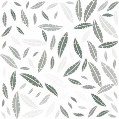 Abstract Tropical Leaves Pattern