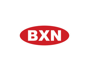 BXN logo design vector template. BXN