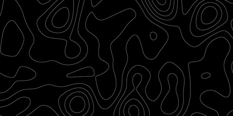 Abstract topographic contours 3d map background. topographic line texture background. Seamless pattern wave lines Topographic map. Geographic mountain relief. multi-layer cutout geometric patterns.