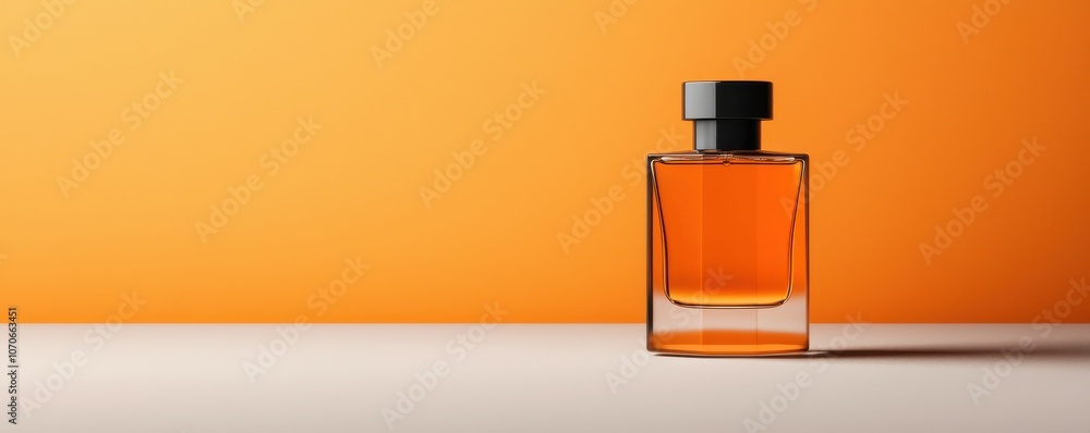 Poster create a customizable minimalist perfume bottle mockup prototype for modern branding