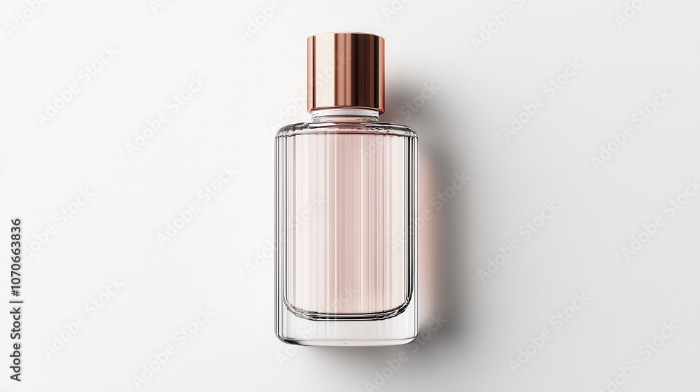 Poster create an elegant minimalist perfume prototype mockup design for a stunning visual presentation