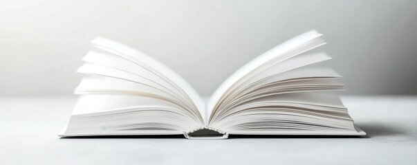 Fototapeta premium Create stunning hardcover book mockups with a minimalist neutral tone for your design projects
