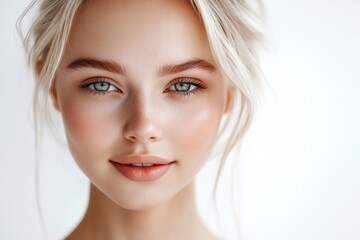 Fototapeta premium Stunning and Beautiful Girl: Explore Beauty, Style, and Confidence
