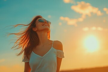 Obraz premium Stunning and Beautiful Girl: Explore Beauty, Style, and Confidence