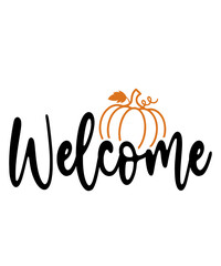 Welcome typography design on plain white transparent isolated background for sign, card, shirt, hoodie, sweatshirt, apparel, tag, mug, icon, poster or badge
