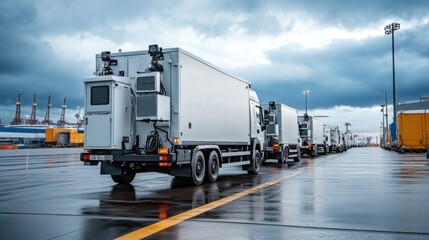 Vehicles in Signal Distribution Utilization Scene