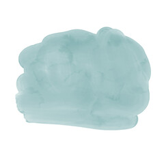 Blue pastel background in watercolor style. Abstract backdrop with aquarelle effect