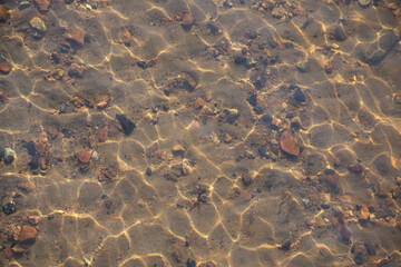ripples on the beach