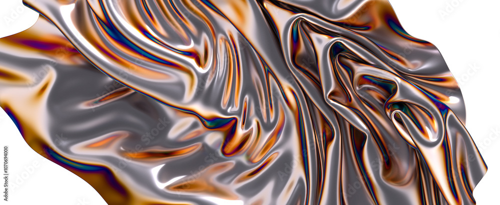 Poster silky smooth shimmering with a touch of iridescence