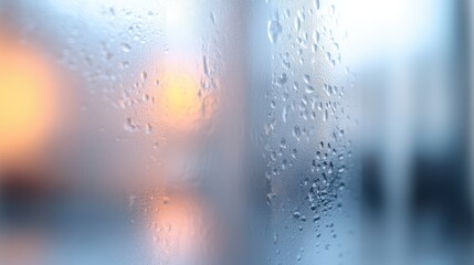 Water Droplets on Glass
