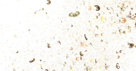 Golden Glitter Abstract