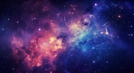 Naklejka premium background with stars, space galaxy background, background with space, galaxy in the space with stars
