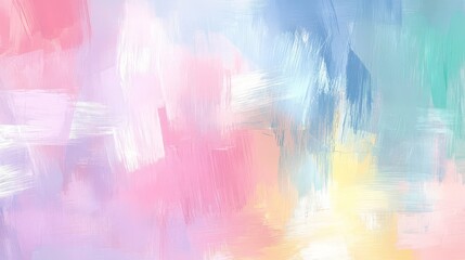 Abstract Pastel Watercolor Painting Background Texture with Brushstrokes