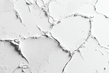 Obraz premium Papier peint en texture de mur de plâtre blanc avec des craquelures fines pour un style vintage..