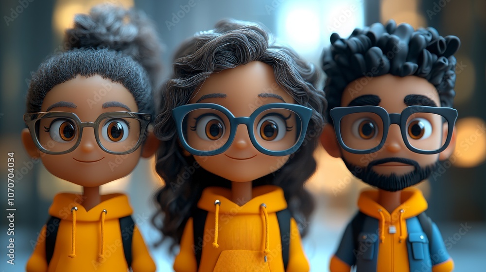 Poster ai-powered avatars engage users in mobile applications for interactive experiences