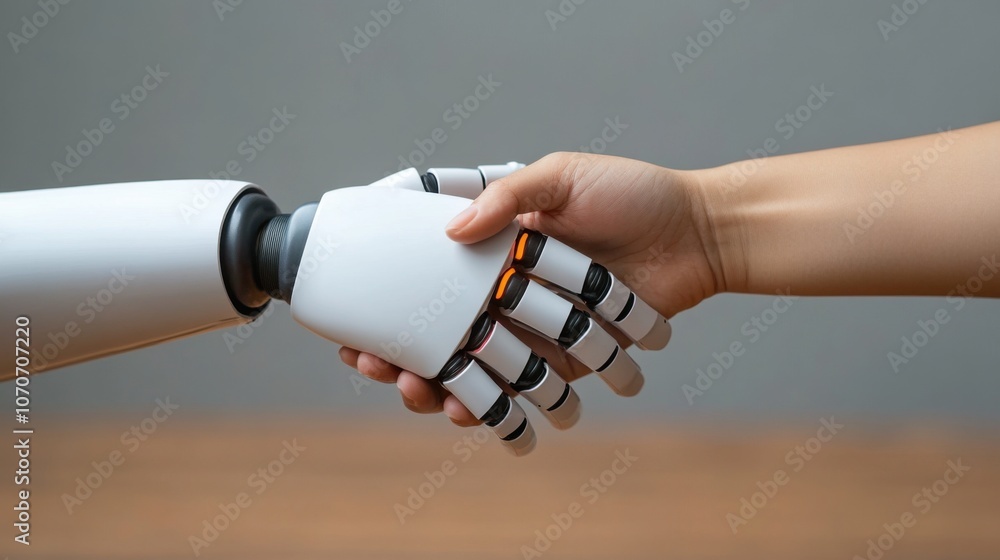 Poster human and robot interaction in technology setting