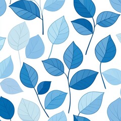 Leaf patterns create a vibrant textile design suitable for fashion projects and home decor