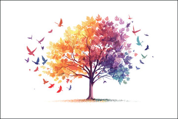 Elegant Floral Tree Illustration – Vibrant Colorful Tree Design with Floral Patterns

Vibrant Floral Tree Art – Colorful Tree Illustration on White Background for Home Decor

Colorful Floral Tree Desi