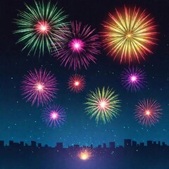 Fototapeta premium happy new year background.