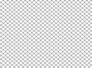 Fototapeta premium a seamless pattern of black mesh with a white background.
