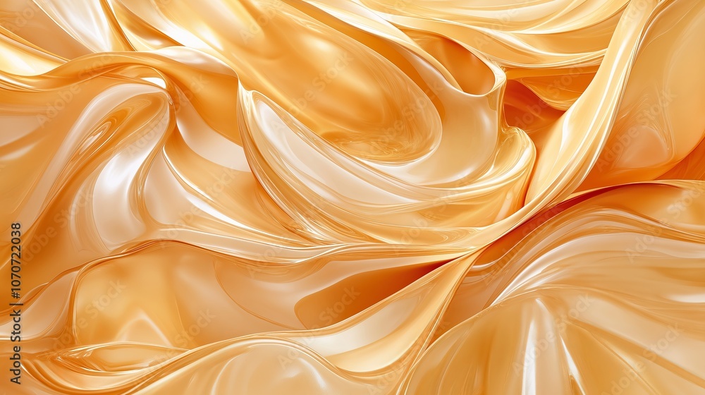 Poster close-up of sand patterns created by wind on dunes