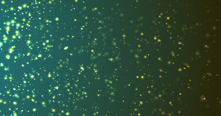 Subtle dust glittering shiny particles flying randomly in air bg. Atmospheric overlay bg. Dust embers moving. Glamours luxury Christmas falling festive celebration season beginning clip.